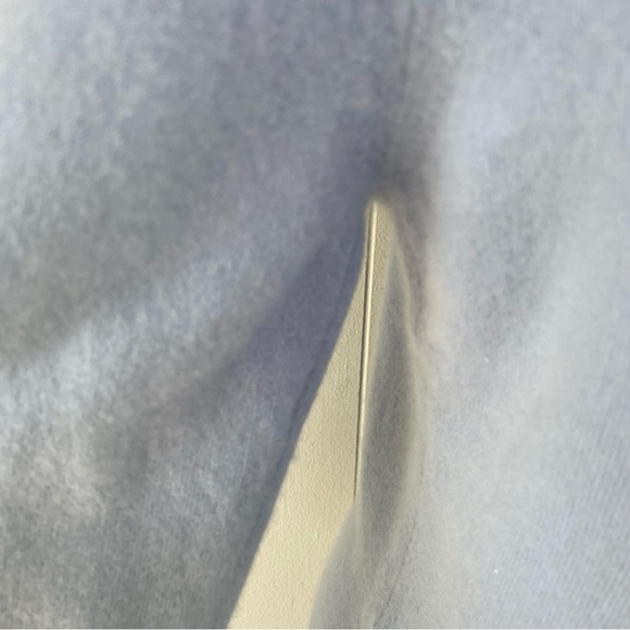 Bogner Light Blue V Neck 100% Cashmere Sweater Women’s Fitted Size 10 - Picture 7 of 12